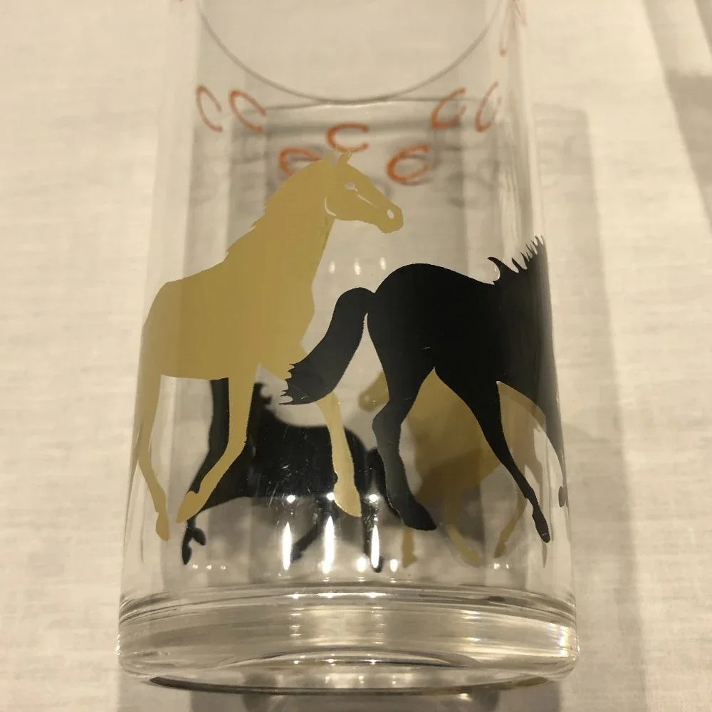 Precidio Cup with Horses and Horse Shoes Set of 2
